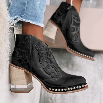Botas Mezzalunghi Bordadas Norwich