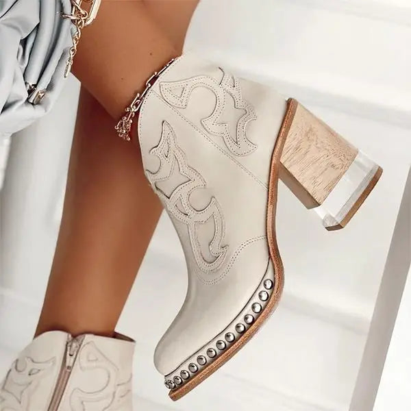 Botas Mezzalunghi Bordadas Norwich
