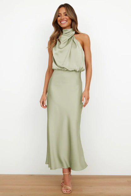 MADDIE – VESTIDO ELEGANTE CON ESCOTE DRAPEADO