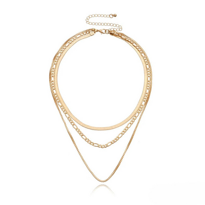 Noara – Collar de tres capas estilo vintage