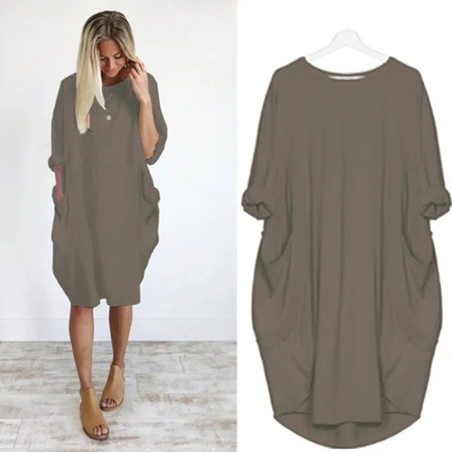 Lily | Vestido cómodo de corte holgado