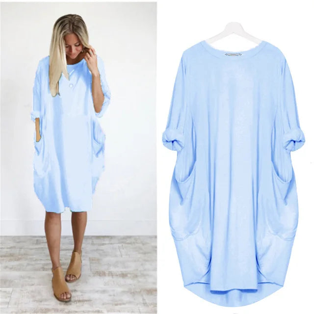 Lily | Vestido cómodo de corte holgado