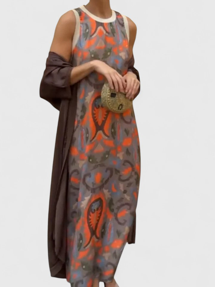 SHIELA – VESTIDO MAXI BOHO ELEGANTE