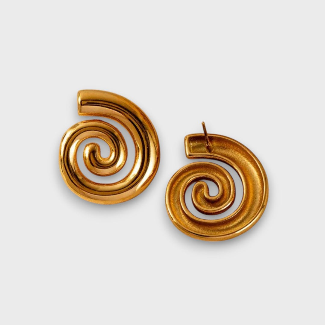 Jay – Pendientes en espiral con ligereza moderna