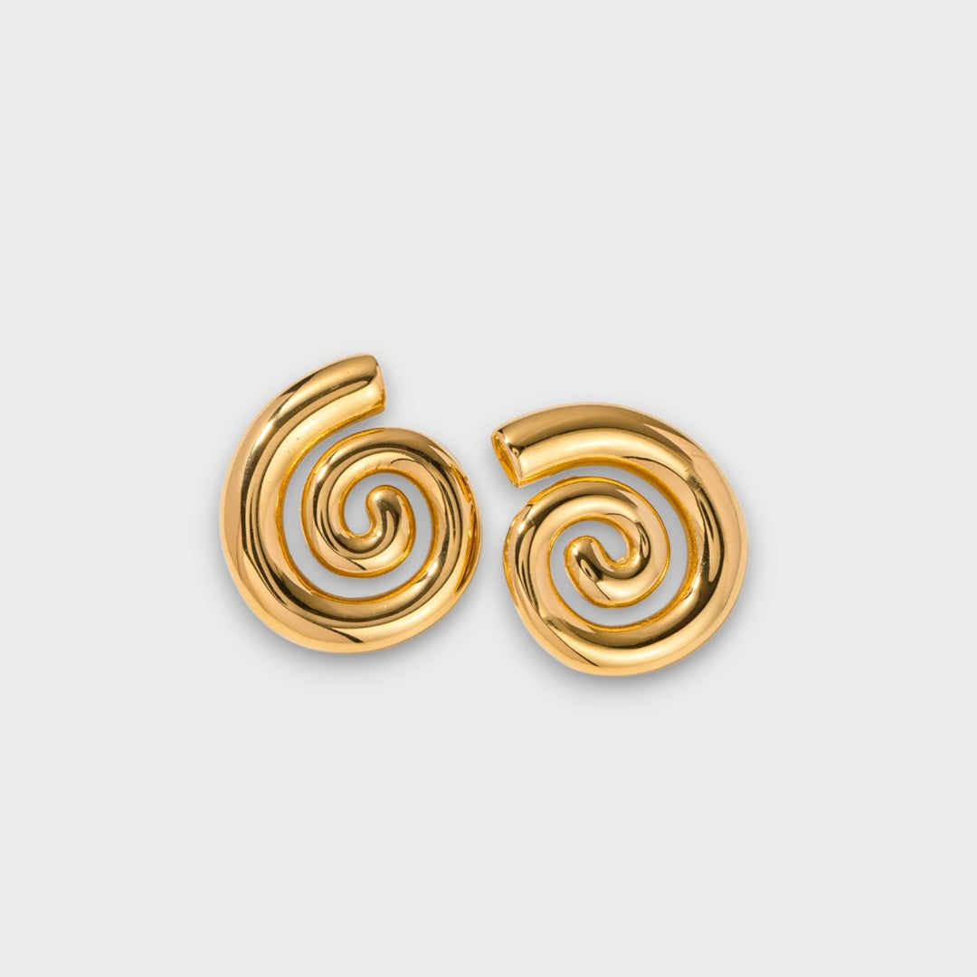 Jay – Pendientes en espiral con ligereza moderna