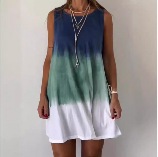 Rosalie | Vestido Casual Sin Mangas de Lujo