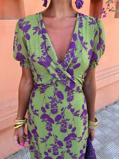 Charlotte | Hermoso vestido impreso para mujeres