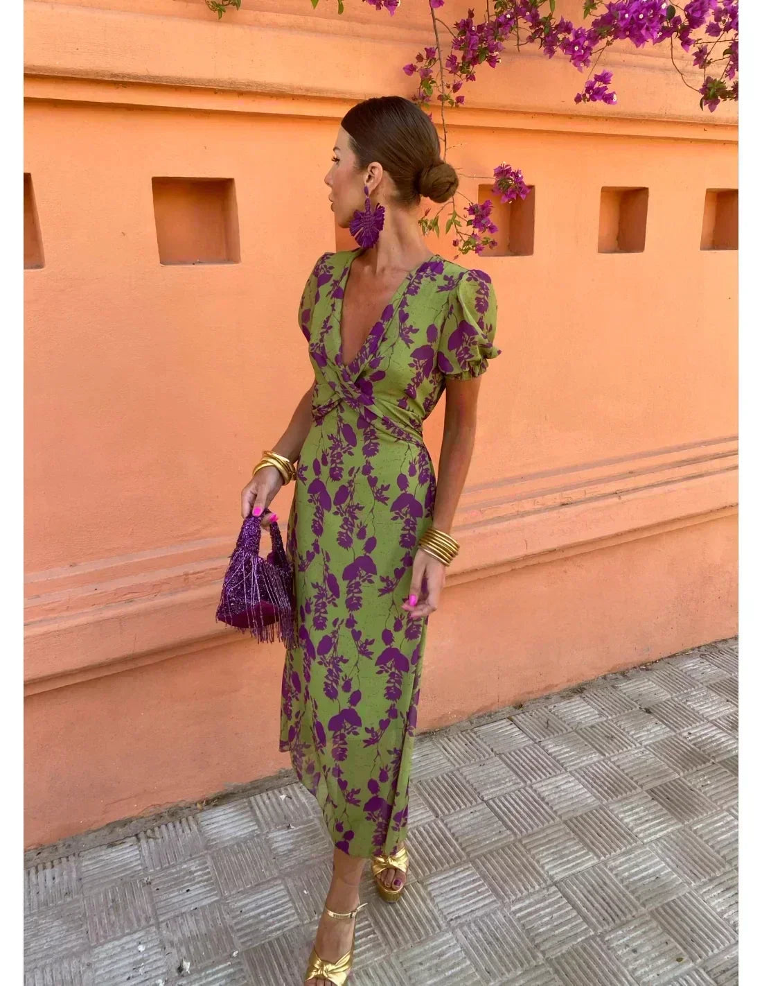 Charlotte | Hermoso vestido impreso para mujeres