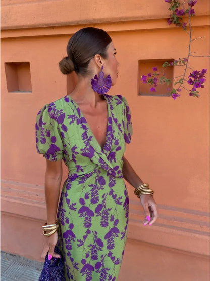 Charlotte | Hermoso vestido impreso para mujeres