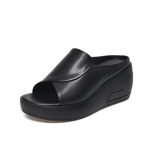 Eliza – Sandalias Wedge Ortopédicas Slip-on