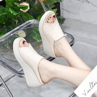 Eliza – Sandalias Wedge Ortopédicas Slip-on