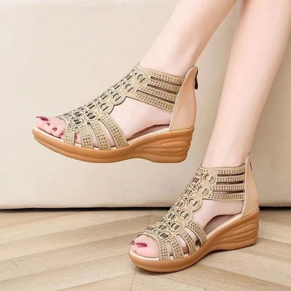 Lauretta - Sandalias con Cuña de Soporte