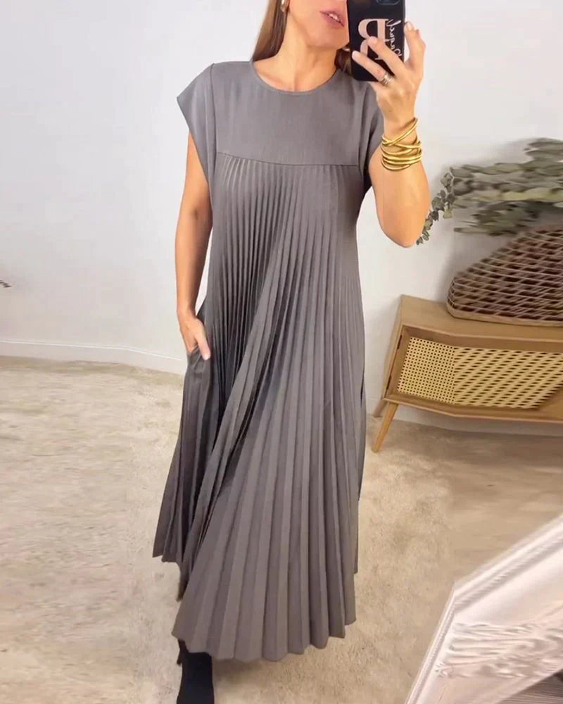 Tascha™ - Vestido Sin Mangas con Pliegues