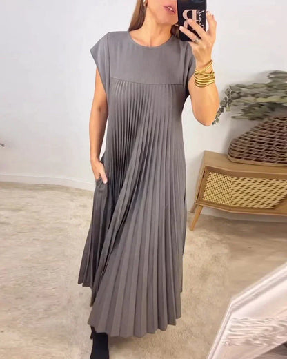 Tascha™ - Vestido Sin Mangas con Pliegues
