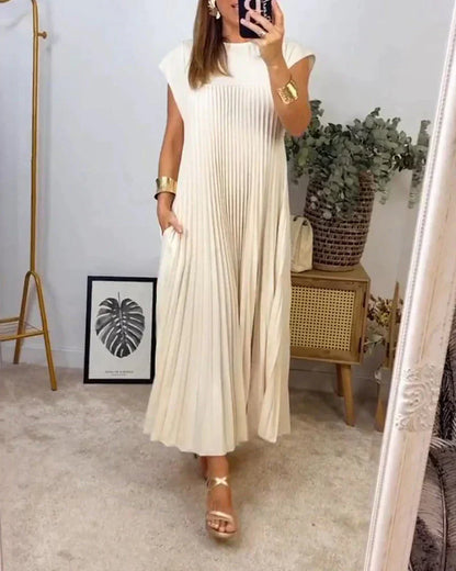 Tascha™ - Vestido Sin Mangas con Pliegues