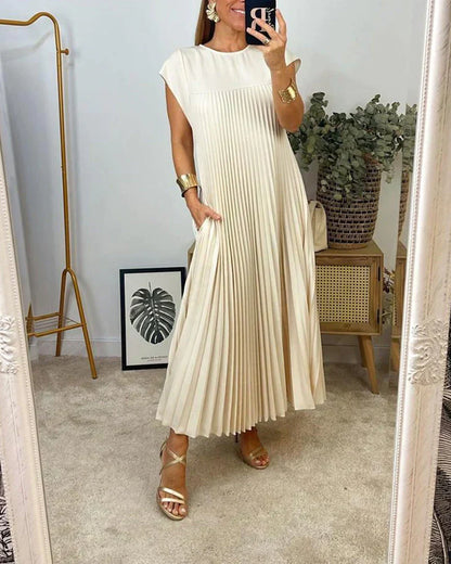 Tascha™ - Vestido Sin Mangas con Pliegues