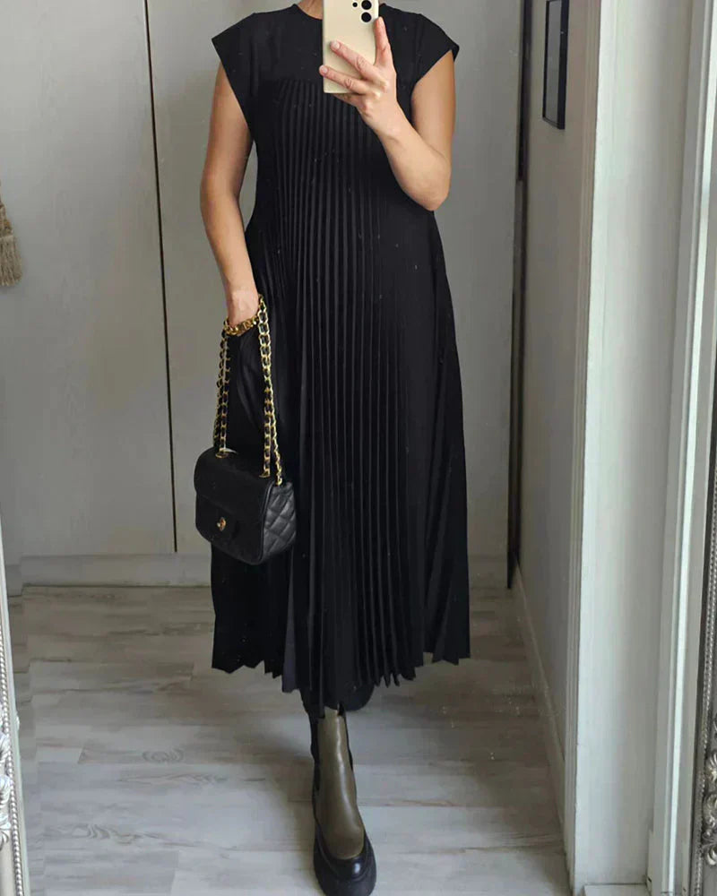 Tascha™ - Vestido Sin Mangas con Pliegues