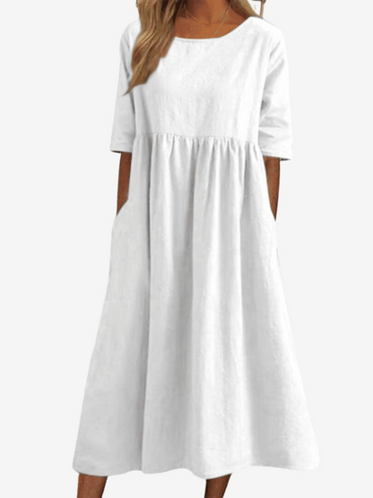 Caitlin | Vestido Hecho a Mano con Cubierta para el Abdomen