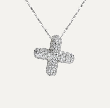 Savannah | Collar con Letra Burbuja en Diamante