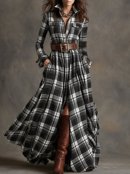 Evelyn | Vestido Camisa Clásico Elegante