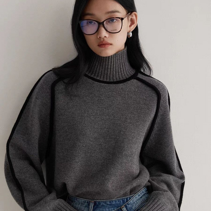 Emilie™ | Suéter de Cuello Alto Suave como Cachemira