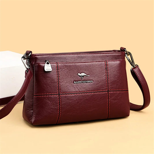 Bolso de Hombro Palmera con Compartimentos