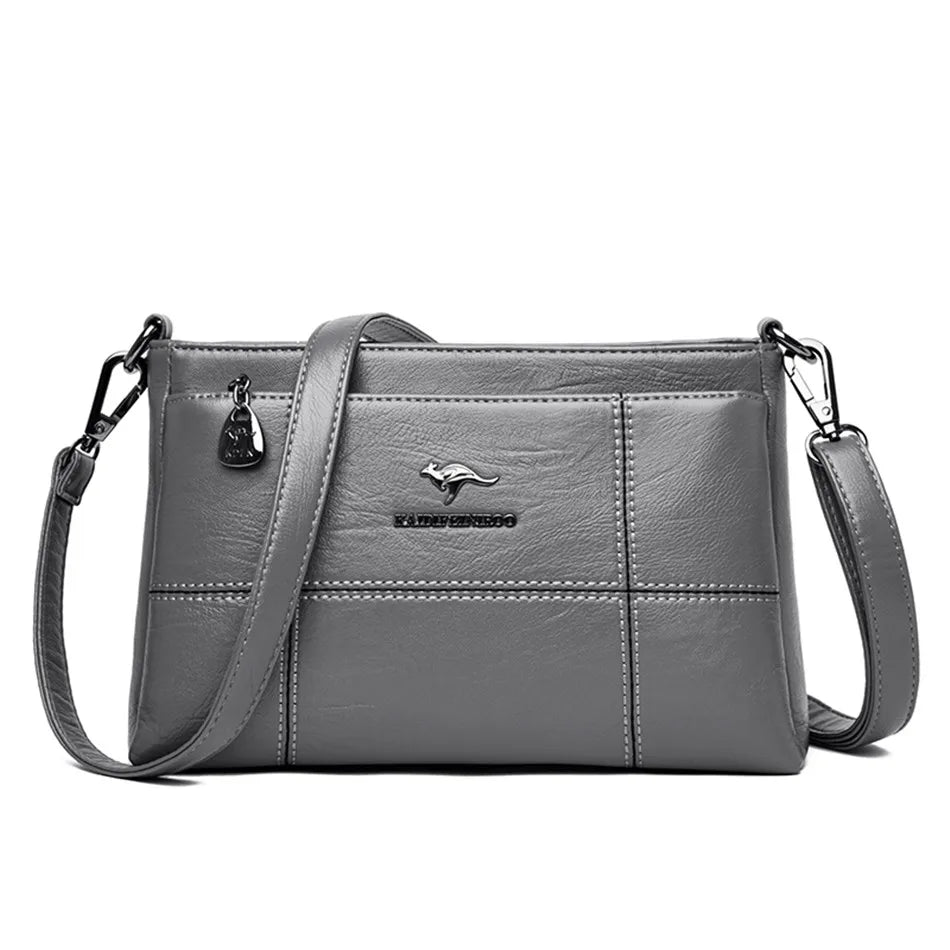 Bolso de Hombro Palmera con Compartimentos