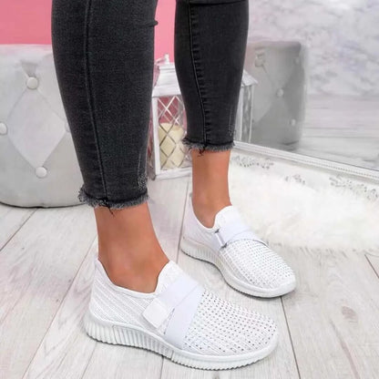 Vortex - Zapatillas transpirables con velcro y suela acolchada