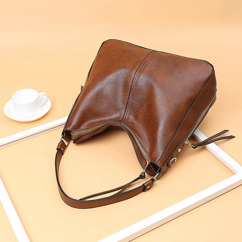 Gudborg | Bolsa Elegante y Espaciosa para el Día a Día en Negro Clásico