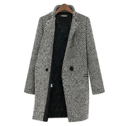 Evelyn - Abrigo de Lana Chic para Invierno