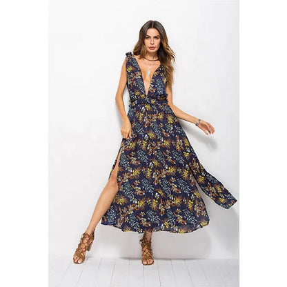 Lourie | Elegante Vestido Maxi de Playa