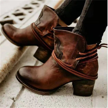 Botas de Estilo Western Retro