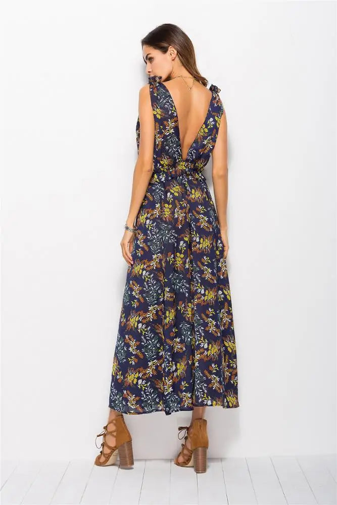 Lourie | Elegante Vestido Maxi de Playa