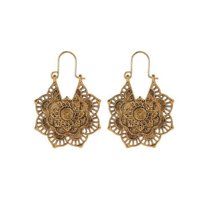 Aretes con Mandala de Loto
