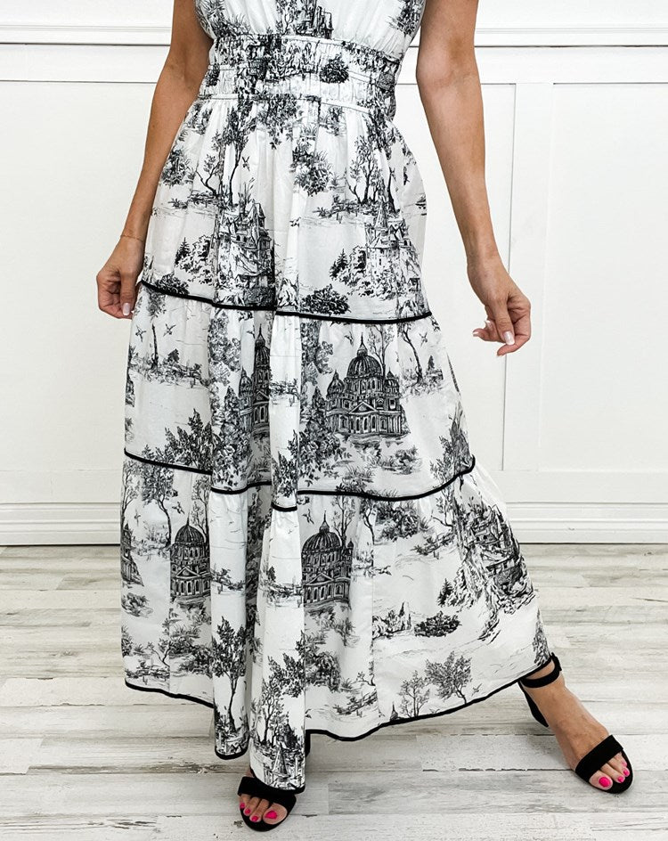 SAVANNAH – VESTIDO MAXI EN CAPAS DE ELEGANCIA INTEMPERAL