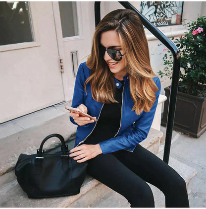 Sophia - Chaqueta de Cuero Italiana