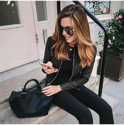 Sophia - Chaqueta de Cuero Italiana