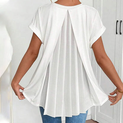 BLUSA CLÁSICA TRUDE DE MANGA CORTA