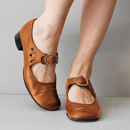 Lina - Sandalias ortopédicas elegantes de cuero