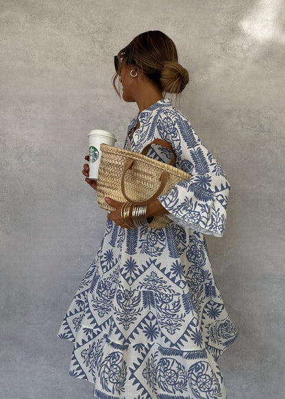 Anjie | Vestido Túnica Boho Relajado