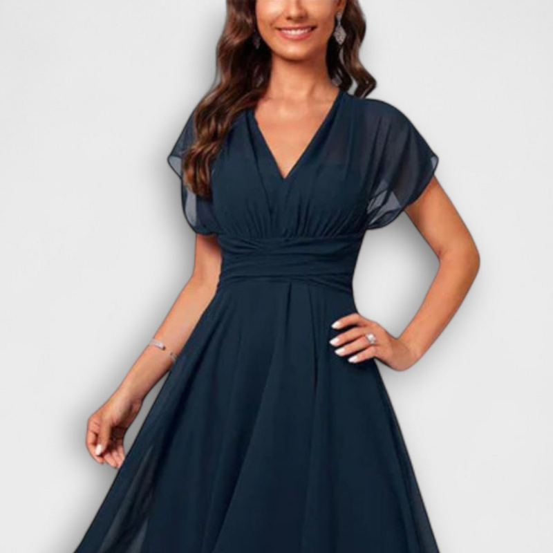 ISABELLA – VESTIDO DE CHIFFON SUSURRO A LA MEDIANOCHE