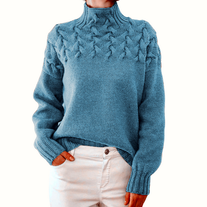 Elena | Suéter de Cuello Alto de Lana