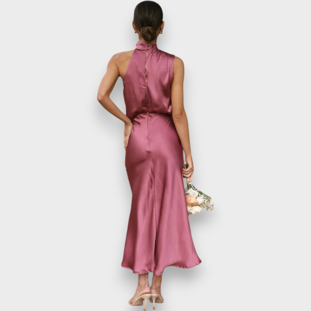 Leonita - Vestido elegante de tejido premium