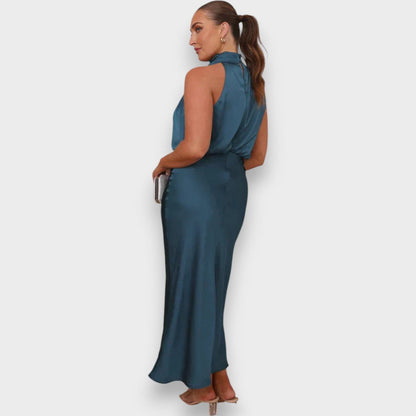 Leonita - Vestido elegante de tejido premium