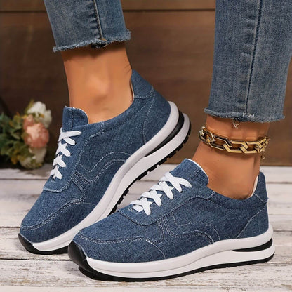 Giocoso - Zapatillas de Denim Cómodas