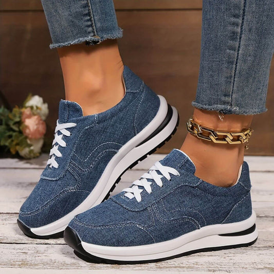 Giocoso - Zapatillas de Denim Cómodas