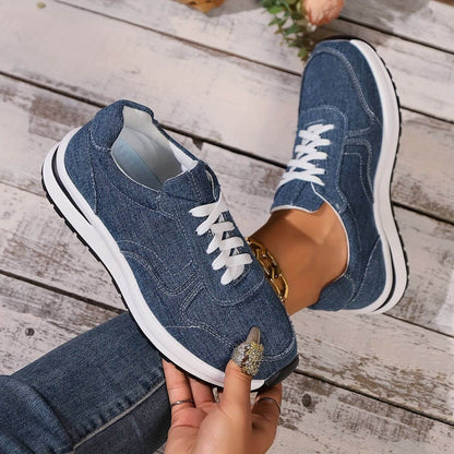 Giocoso - Zapatillas de Denim Cómodas