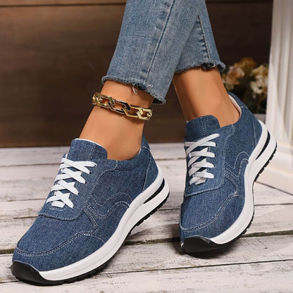 Giocoso - Zapatillas de Denim Cómodas