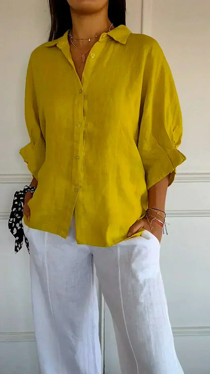 Bonnie – Camisa de Botones Relajada