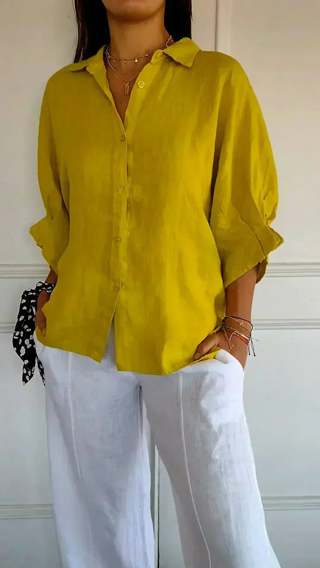 Bonnie – Camisa Button-Up Relaxed